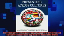 Free PDF Downlaod  Presenting Across Cultures How to Adapt Your Business and Sales Presentations in Key  BOOK ONLINE