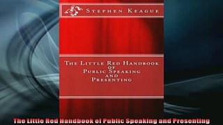 READ book  The Little Red Handbook of Public Speaking and Presenting  DOWNLOAD ONLINE