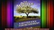 READ Ebooks FREE  Better Money Method The A Better Idea for Retirement Full Free