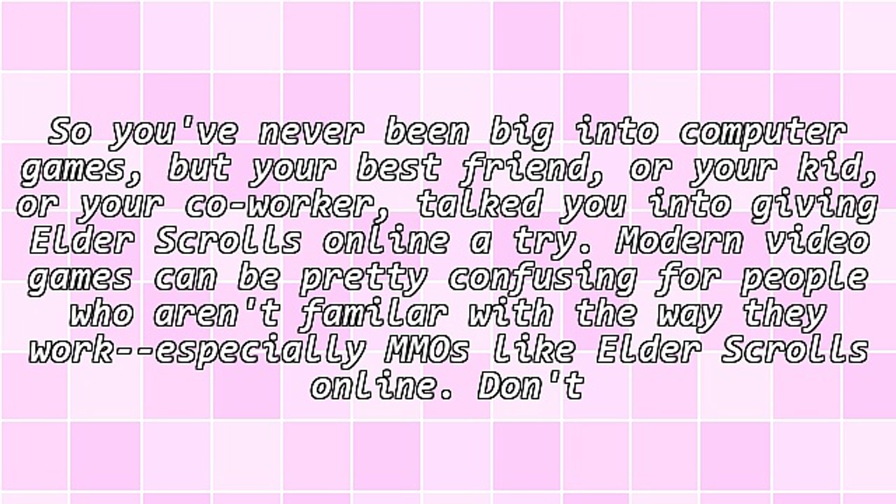 Elder Scrolls Online Guide for New Gamers