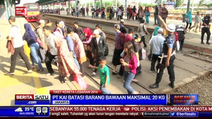 PT KAI Tidak Akan Jual Lagi Tiket Tambahan Lebaran