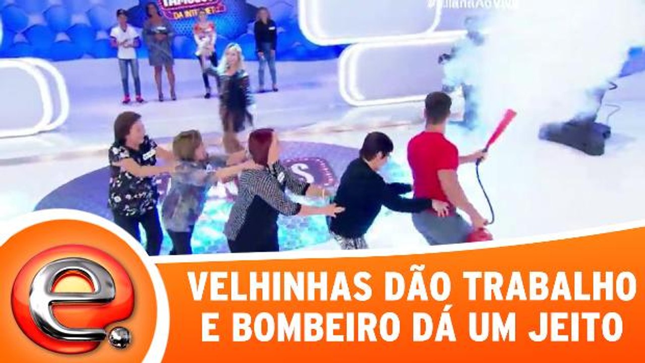 Velhinhas dão tanto trabalho que só chamando o bombeiro