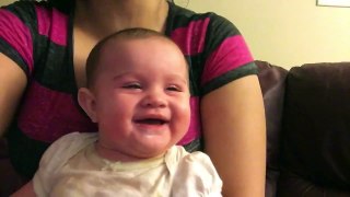 Baby laughing but has no expression - funny baby - nova - funny videos