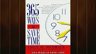 FAVORIT BOOK   365 Ways to Save Time  FREE BOOOK ONLINE