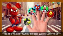 Batman Mickey Mouse and Friends Drawing Daddy Finger Family Song!