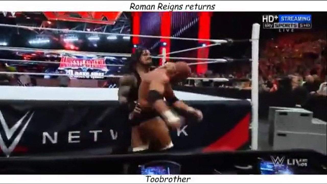 #‎RomanReigns‬ returns Credit : ‪#‎WWE‬