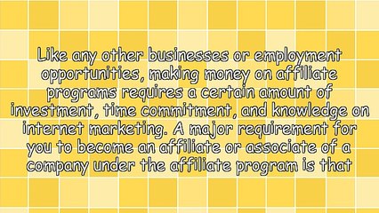 4 Excellent Ways of Making Money From Affiliate Programs