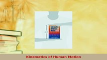 PDF  Kinematics of Human Motion PDF Book Free