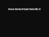 Read Cicero: Verrine V (Latin Texts) (Bk. 5) PDF Free