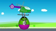 Helicopter And Surprise Eggs For Kids - SuperHeros Eggs - Video For Kids