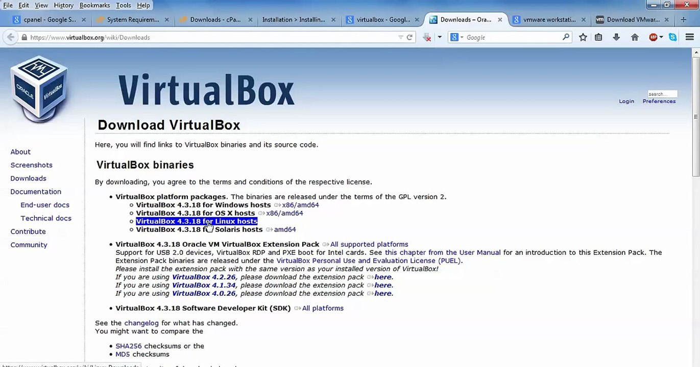 How to Install Cpanel & WHM with CentOS 7 on Virtual Box