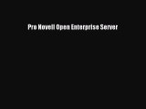 [Read PDF] Pro Novell Open Enterprise Server Download Free