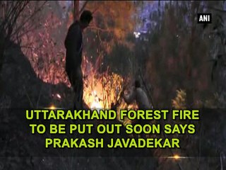 Uttarakhand forest fire to be put out soon says Prakash Javadekar