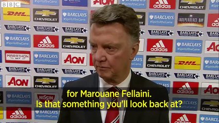Louis Van Gaal Interview - Manchester United 1-1 Leicester City - 01-05-2016