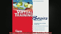 FREE PDF  Virtual Training Basics ASTD Training Basics READ ONLINE