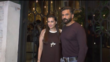Sunil Shetty Spotted Celebrating His Sister's Birthday