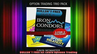 READ book  BULLSHT FREE x3 Learn Options Trading Full EBook