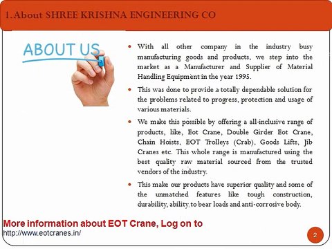 Fascinating Guideline About EOT Crane