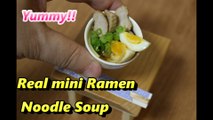 Real mini Ramen Noodle soup ラーメン　チャーシューダブル