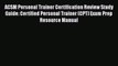 PDF ACSM Personal Trainer Certification Review Study Guide: Certified Personal Trainer (CPT)