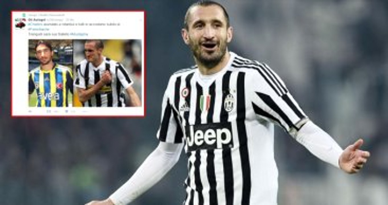Juventuslu Chiellini, Mehmet Topal'lı Fotoğrafını Paylaştı
