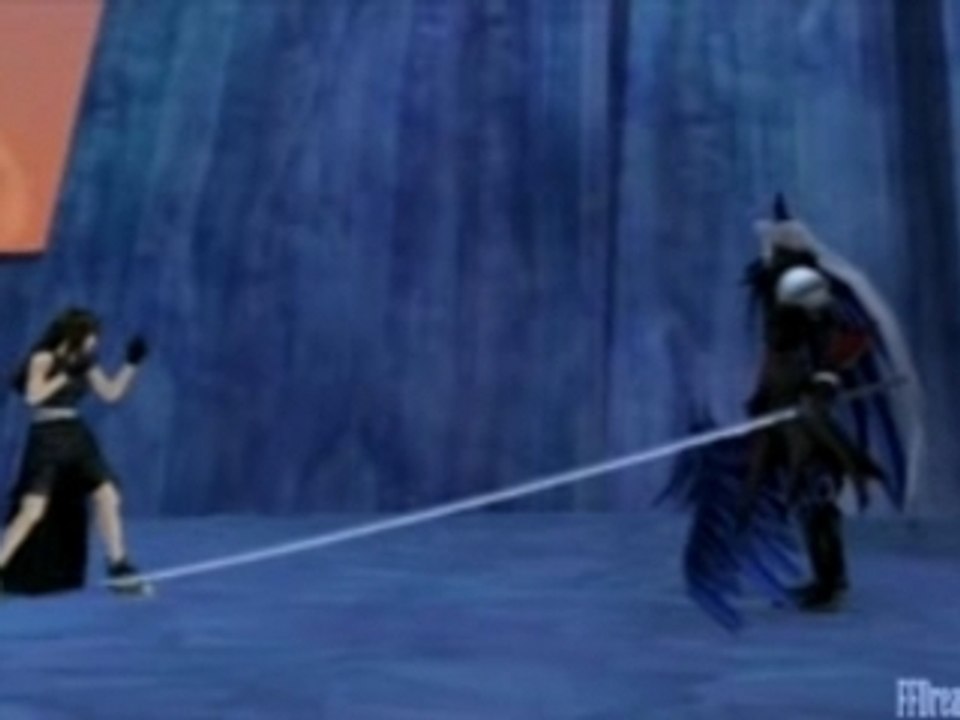 Cloud vs Sephiroth dans Kingdom hearts 2
