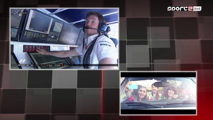 Preteky F1, Sport TV - split screen reklama