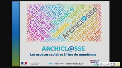 Hackaton 2016 : conférence "Référentiel Archicl@sse" par Malika Alouani