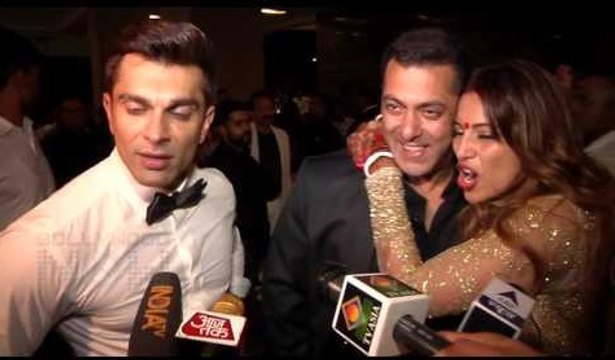Salman Khan-Bipasha Basu FLIRT, Karan Singh Grover Laughs! | Wedding Reception