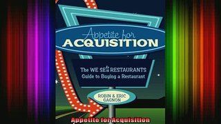 READ book  Appetite for Acquisition Full Free