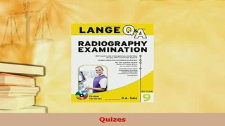 Download  Lange QA Radiography Examination Ninth Edition Free Books