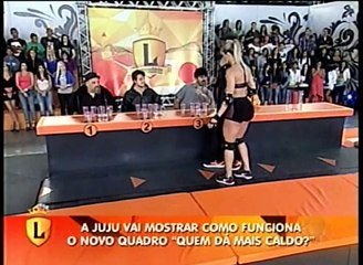 Juju Salimeni - Mostra como funciona o quadro "Quem da + caldo" Legendários - 24/11/2012