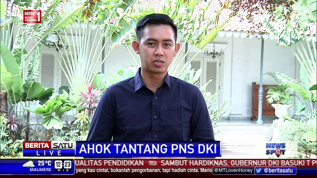 Ahok Tantang PNS Mundur Jika Sudah Tak Sejalan