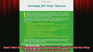 READ book  Start Your Own Freight Brokerage Business Your StepByStep Guide to Success StartUp  FREE BOOOK ONLINE