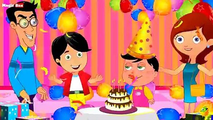Happy Birth Day Song-Kids Poems-Nursery Rhymes -Hindi Poems -Children Songs
