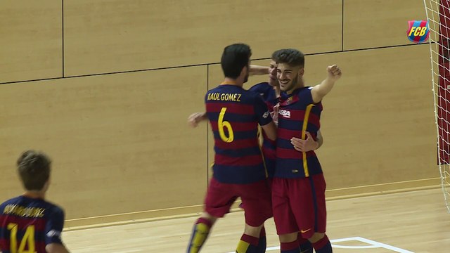 FCB Futbol Sala: Andreu Plaza hace balance de la temporada del Barça B