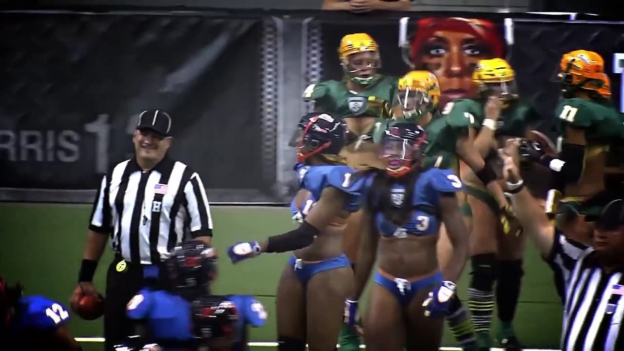 LFL (Lingerie Football) Funny Moments hahaha