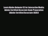 [PDF] Learn Adobe Animate CC for Interactive Media: Adobe Certified Associate Exam Preparation