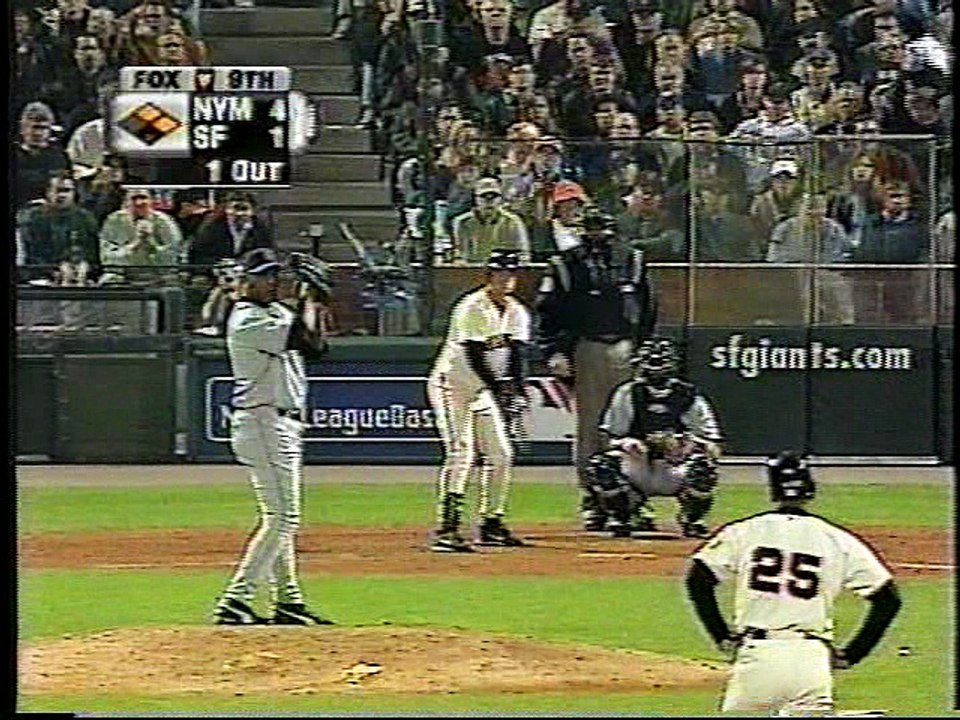 NLDS 2000 Game 2 - Mets vs. Giants - J.T. Snow Home Run