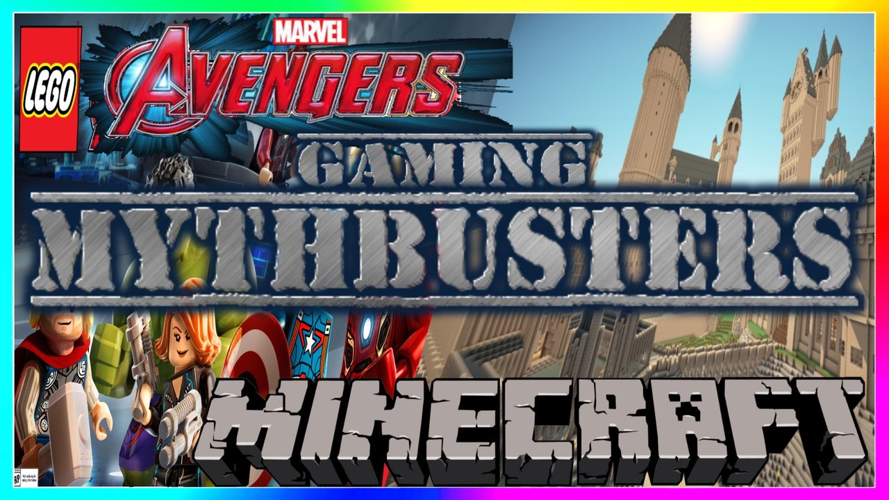 Gaming Mythbusters - Minecraft Mythbusters Lego Marvel Avengers Mythbusters Episode 4