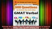 READ book  McGrawHill Education 500 GMAT Verbal Questions to Know by Test Day Mcgraw Hills 500 Full EBook