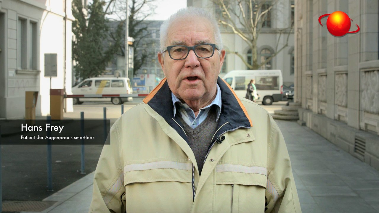 Hans Frey, Patient der Augenpraxis smartlook