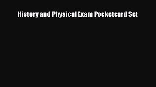 Download History and Physical Exam Pocketcard Set  Read Online