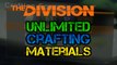 The Division Unlimited Crafting Material Exploit Unlimited high end crafting