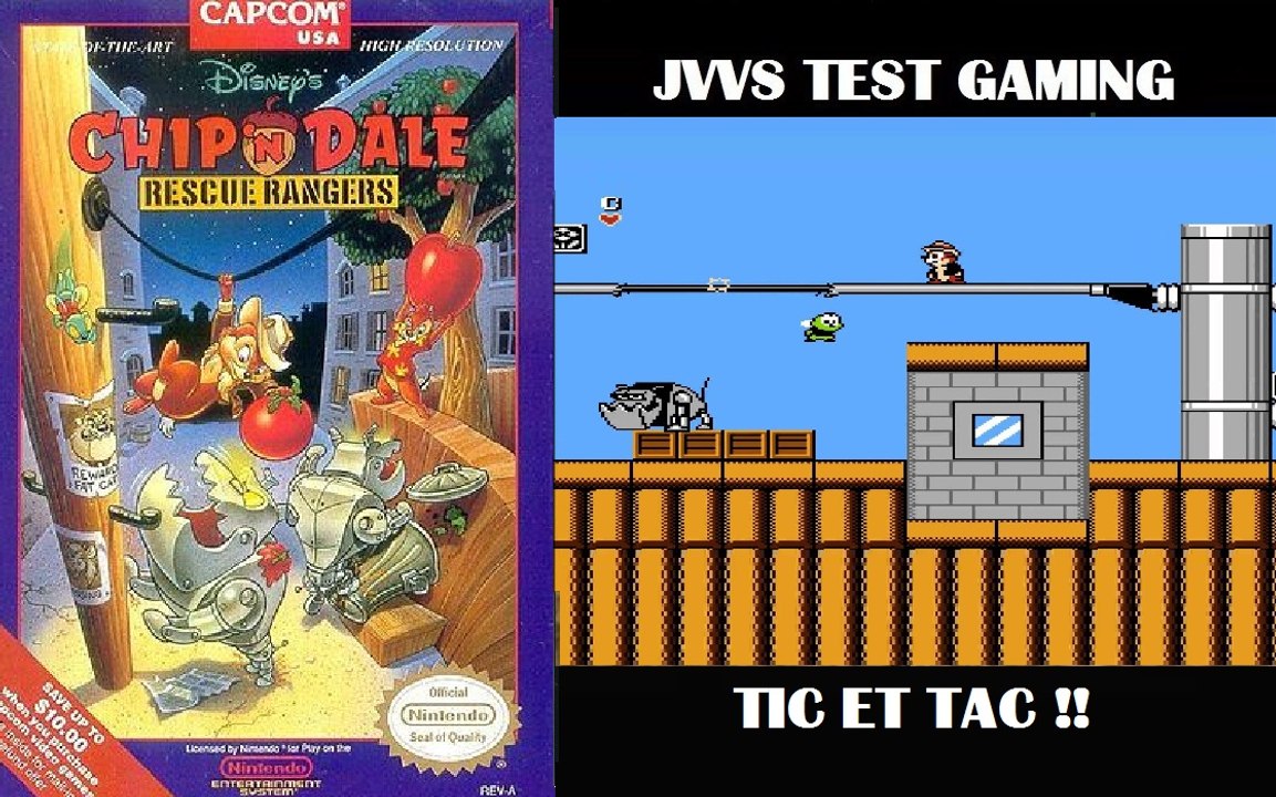 Chip 'n Dale Rescue Rangers Nintendo Nes Test 140