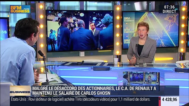 Que retenir du refus de la rémunération de Carlos Ghosn par les actionnaires de Renault ? - 02/05