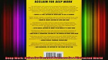 READ FREE Ebooks  Deep Work Rules for Focused Success in a Distracted World Full Free