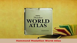 PDF  Hammond Medallion World Atlas PDF Online