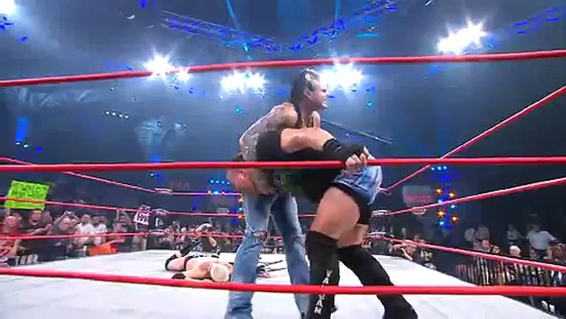 Jeff Hardy attacks RVD and Mr Anderson