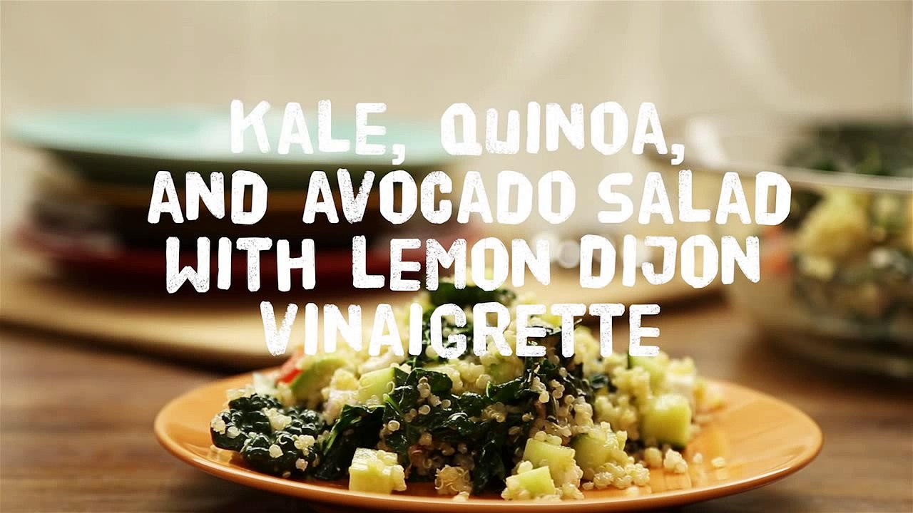 How to Make Kale, Quinoa and Avocado Salad
